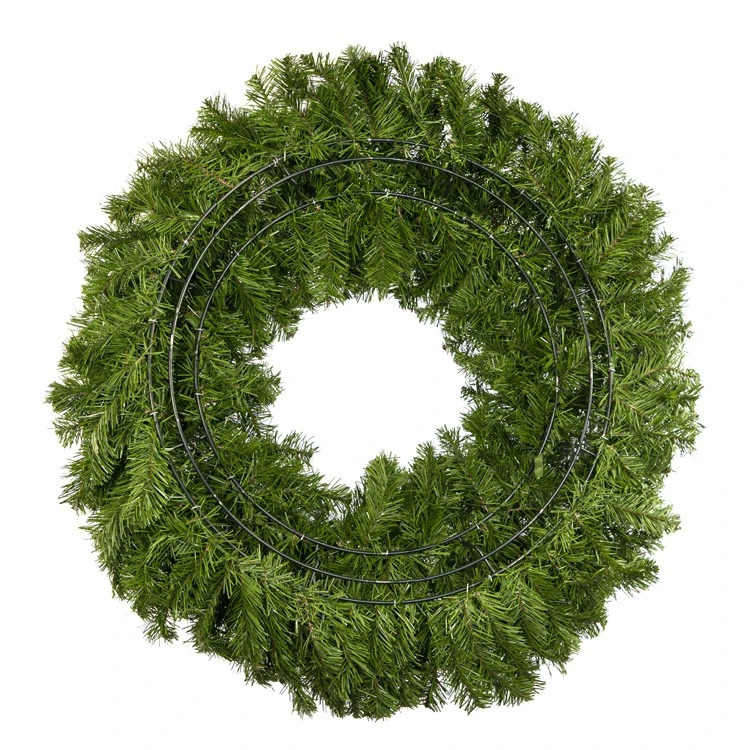 36" Deluxe Oregon Fir Wreath - Lit With Warm White LEDs - No Bow 4 36" Deluxe Oregon Fir Wreath - Lit With Warm White LEDs - No Bow - Image 2