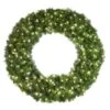48" Deluxe Oregon Fir Wreath - Lit With Pure White LEDs - No Bow -Christmas Decor Sale w 48 dofl 6 pw 2