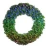36" Deluxe Oregon Fir Wreath - Lit With Twinkly Pro RGBW 1 36" Deluxe Oregon Fir Wreath - Lit With Twinkly Pro RGBW -Christmas Decor Sale w 48 dofl 6 twkprgbw 2 4