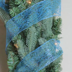 Northlight Glittering Blue Solid Wired Christmas Craft Ribbon 2.5" X 10 Yards 7 Northlight Glittering Blue Solid Wired Christmas Craft Ribbon 2.5" X 10 Yards -Christmas Decor Sale xiwqnsxtqutkapkhzaa4gszdqyiygkm6 36210.1588869572