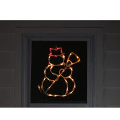 Northlight Lighted Snowman Christmas Window Silhouette Decoration - 15" - Multicolor Lights -Christmas Decor Sale xjykm2akbu43p58io6ywaio2av3seauh 17738.1665611934