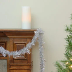 Northlight 50" X 2.75' Silver Snowflakes Tinsel Artificial Christmas Garland - Unlit -Christmas Decor Sale xqbdahbuuy9zdgnmy57lanftesjqvc0y 87749.1665433296