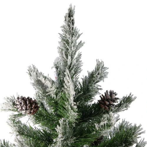 Northlight 4' Flocked Angel Pine Artificial Christmas Tree - Unlit 4 Northlight 4' Flocked Angel Pine Artificial Christmas Tree - Unlit - Image 2