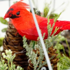 Cardinal Boxwood Artificial Christmas Greenhouse Arrangement - 9" - Red And Green -Christmas Decor Sale ygmp8utsfofwszo4j9ndqq5gpzjhajz4 01900.1588869371