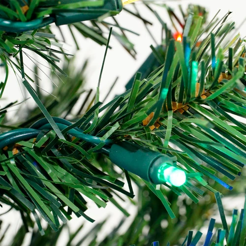 Northlight 6' Pre-Lit Medium Mixed Classic Pine Artificial Christmas Tree, Multi Color LED Lights 4 Northlight 6' Pre-Lit Medium Mixed Classic Pine Artificial Christmas Tree, Multi Color LED Lights - Image 2